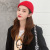 New Hat Female Korean Style Versatile Solid Color Woolen Hat Autumn and Winter Student Ins Knitted Warm Korean Fashion Winter