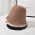 Wool Japanese Style Age-Reducing Artistic Style Bucket Hat Female Korean Fashion Knitted Bucket Hat Autumn and Winter Fashion All-Matching Bucket Hat