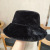 Bucket Hat Women's Autumn and Winter Plush Bucket Hat Korean Casual Fashion Thick Fur Warm Hat Factory Customized Wholesale