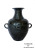 Xiongzhou Black Porcelain Handmade Black Porcelain Vase Black Porcelain Carved Ornaments Art Collection Intangible Cultural Heritage