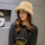 Bucket Hat Women's Autumn and Winter Plush Bucket Hat Korean Casual Fashion Thick Fur Warm Hat Factory Customized Wholesale