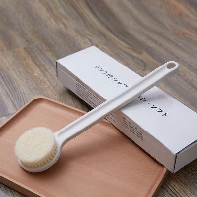 Factory in Stock Wholesale Long Handle Bath Brush Bath Brush Nylon Hair Bath Brush Massage Bath Soft Brush Back