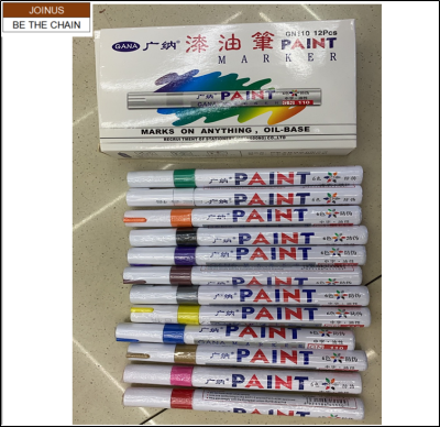 GN110 GANA Paint marker oil base marks on anything 12pcs  AF-3384