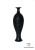 Xiongzhou Black Porcelain Handmade Vase Artwork Tea Ware Decoration Collection Xiong'an Non-Heritage Can Be Customized