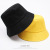 Spring, Summer, Autumn Hat Female Korean Style Light Board Solid Color Fashion Classic Bucket Hat Male Personality Outdoor Casual Sun-Proof Bucket Hat