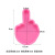 DIY Silicone Mirror Epoxy Vertical Middle Finger Keychain Mold Crystal Middle Finger Fondant Cake Baking Mold