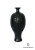 Xiongzhou Black Porcelain Handmade Black Porcelain Vase Black Porcelain Carved Ornaments Art Collection Intangible Cultural Heritage