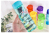 Ribbon rope colorful my bottle with cup cover transparent portable juice cup gift cup advertisement customized