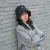 New Women's Winter Korean Style Deerskin Velvet Bucket Hat Double-Sided Lamb Wool Japanese Style All-Matching Students Warm-Keeping Bucket Hat Tide