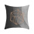 Modern Minimalist Nordic Pink Marbling Cushion Cover Geometric Abstract Cushion Sofa Peach Skin Fabric Pillow Cover