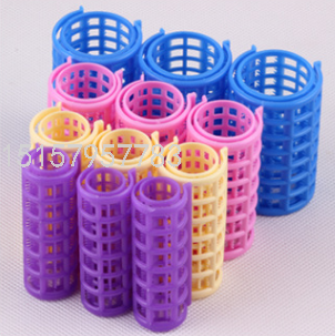 Bulk DIY Large Hair Curler Plastic Double Layer Snap Fastener Hair Roller Hair Curlers Sleep Hair Curler 2.0