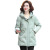 Mother's Embroidered down Jacket New Winter Clothes White Duck down Middle-Aged and Elderly Women's Clothing Windproof Padded Hooded Cotton Coat
