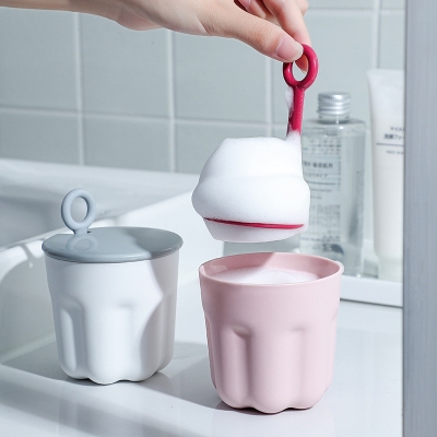 B47-BWA24 Jelly Cup Bubbler Facial Cleanser Shower Gel Frother Portable Face Washing Face Cleansing Foaming Cup
