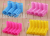 Bulk DIY Large Hair Curler Plastic Double Layer Snap Fastener Hair Roller Hair Curlers Sleep Hair Curler 3.5