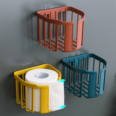 2783 Punch-Free Toilet Paper Rack Toilet Tissue Box Wall-Mounted Toilet Toilet Paper Holder Roll Holder