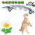 Cat Toy Electric Steel Wire Butterfly Cat Pole Toy Transparent Packaging Butterfly around Flowers Fun Interactive Toy