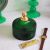 European-Style Retro Dark Green Colored Glass Storage Box Jewelry Box Home Soft Decoration Ornaments