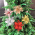 Sprinkle Gold Powder Hollow Christmas Flower Christmas Tree Garland Rattan DIY Christmas Decoration