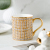 Jianou Mug Ceramic Cup Water Cup Cup Tea Cup Light Luxury Gold