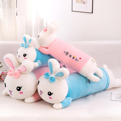 Factory Direct Sales Plush Toy Rose Lying Pig Lying Rabbit Plush Doll Cartoon Bag Gift Children's Toy