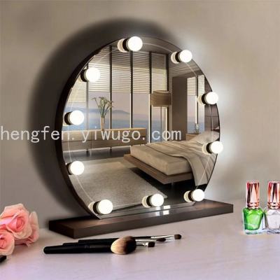 LED Makeup Light Makeup Mirror Bulb Bathroom Mirror Light Cold and Warm Stepless Color Mixing USB Lighting Chain