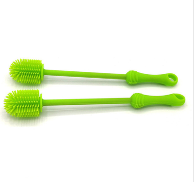 Non-Slip Waterproof Durable Drop-Resistant Silicone Cleaning Brush High Elasticity 68G Long Handle Cup Brush