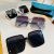 New Big Box Glasses Large Sunglasses Korean Style Fashionable UV-Proof Fashionable Sunglasses
