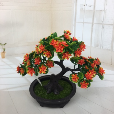 Mini Artificial Bonsai Flower Small Potted Factory Direct Sales Artificial Flower Plant