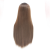 Wig Women's Chemical Fiber Front Lace Brown Headgear High-Temperature Fiber Fashion Realistic T Color Wig Long Straight Hair