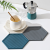 Nordic Heat Proof Mat Desktop Non-Slip Mat High Temperature Resistant Placemat Potholders Kitchen Geometric Soft Mat