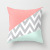 Cross-Border New Arrival Geometric Peach Skin Fabric Pillow Cover Car and Sofa Cushion Pillowcase Creative Home Wholesale Spot