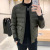 Leather Cotton-Padded Coat Men's Korean-Style Fashion Winter Clothes Thickening Stand Collar Short PU Leather Cotton-Padded Jacket Handsome Casual Leather Coat Cotton Coat Jacket