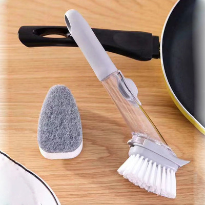 Brush Replacement Head Washable Wok Brush Detergent Wok Brush Multi-Purpose Long Handle Cleaning Brush TikTok Supply RS-3909