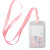 Korean Style Fresh Lanyard Card Holder Student Halter Bus Card Holder PVC Transparent Creative Flip Campus Card Holder