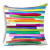 Yl196 Geometric Stripe Pattern Nordic Pillow Cover Cushion Simple Model Room Polyester Throw Pillow Sofa Cushion Cover