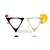 Party Fun Wine Glass Glasses Party Festival Carnival Holiday Glasses Glasses Funny Triangle Wine Glass Glasses