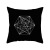 Nordic Black and White Geometry Pillow Graphic Customization Sofa Waist Rest Peach Skin Fabric Pillow Cover Wholesale