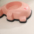 New Candy Color Pet Bowl Teddy Fish Mouth Plastic Dog Tableware Cute Cartoon Cat Bowl Dog Bowl