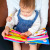 Lakarose Cartoon Animal Face Matching Cloth Book Tear-Proof Baby Three-Dimensional Cloth Book Montessori Early Education