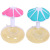 Factory Spot PVC Mushroom Inflatable Coaster Double Color Red and Blue Small Umbrella Inflatable Cup Seat Coaster Floating on Water Cup Saucer