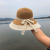 Hat Internet Popular Summer Lace Bow Beach Straw Hat Female Korean Style Fresh Holiday Summer Hat Sun Protection Sun Hat