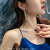 925 Silver Pin Earrings Women's 2021 New Trendy Korean Online Celebrity Lady Elegant Advanced Long Fringe Earrings