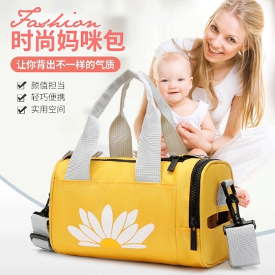 2020 New Fashion Printed Mini Mummy Bag Small Lightweight Shoulder Messenger Bag Travel Portable Baby Diaper Bag