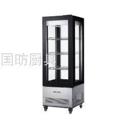 Display Cabinet Made of Glass Transparent I Commercial Small Vertical Bracelet Combination 400L Upright Refrigerated Display Cabinet