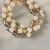 New Pearl Headband Women's Korean-Style Fashion Hair Ring Stretch Crystal Head Rope Bracelet Mori Style Hair Band in Stock