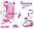New Hot Selling Children Play House Toy Girl Cleaning Cleaning Simulation Cart Vacuum Cleaner Set