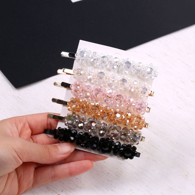 Barrettes in Stock Wholesale Korean Rhinestone Field Adult Fashion Hair Ins Internet Influencer Hairpin Decoration Bang Clip