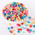 Factory Direct Sales Soft Pottery Beads Bracelet Accessories Children DIY Handmade Accessories Cross-Border Hot Selling Accessories Solid Color Love Heart
