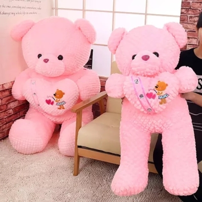 2020 New BEBEAR Colorful Luminous Teddy Bear Plush Toy Doll Girls Birthday Gifts Gift