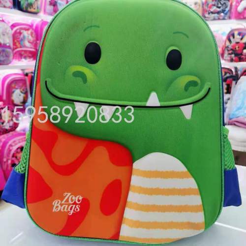 Factory Direct Sales Schoolbag Backpack Cartoon Bag Backpack 3D Bag Children‘s Bags School Bag Gift Bag Trolley Bag